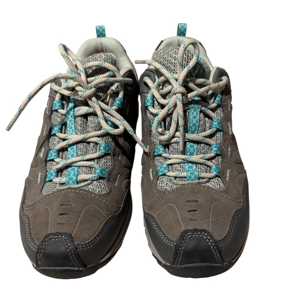 Merrell Castle Rock Lagoon Hiking Shoes Suede Mesh Trail Sneakers J27252C 8